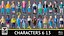 3D Characters 6 13 polygon model