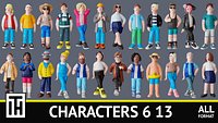 Characters 6 13 polygon
