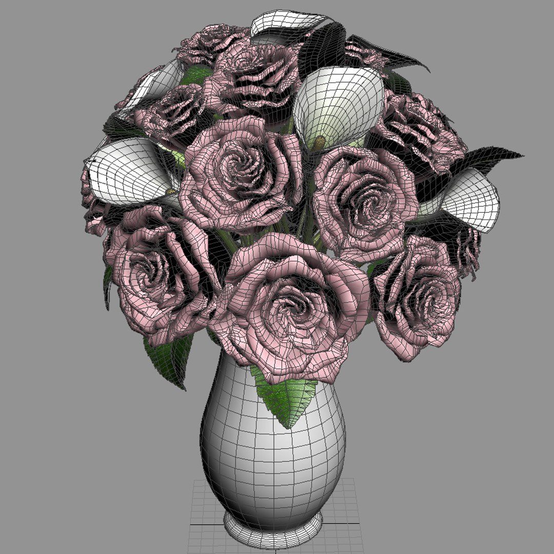 Realistic Flowers Vol 1 3d 3ds