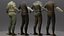 Four Guard Man Suits