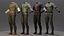 Four Guard Man Suits
