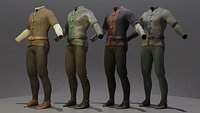 Four Guard Man Suits