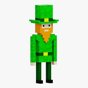 3D Patricks Day Character
