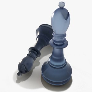 chess bishop 3d model