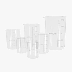 Beakers Set of 6 - Large (800 - 10000ml)