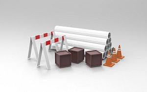 3D Construction Props 3D mode