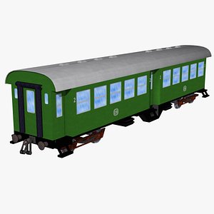 3D passenger rail car - schnellzugwagen