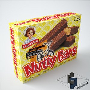 3ds max little debbie nutty bars