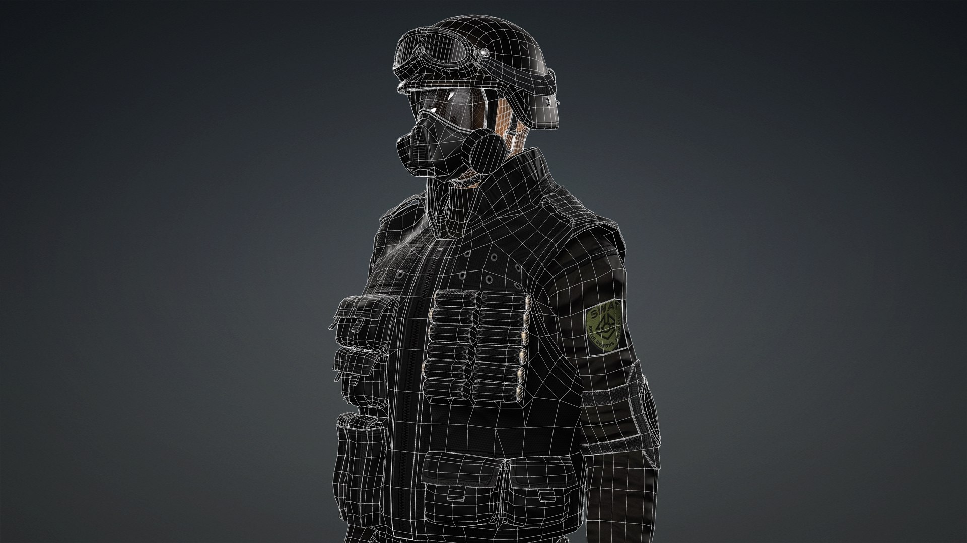 Elite SWAT Commando Character 3D model https://p.turbosquid.com/ts-thumb/JI/QC3UPv/rP/wire8/jpg/1778319475/1920x1080/fit_q87/3f8d9f15e135096733328c8e003b7ae13ea2b935/wire8.jpg