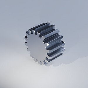 Spur Gear M1 Z16 20 Pressure Angle Thickness 10 mm