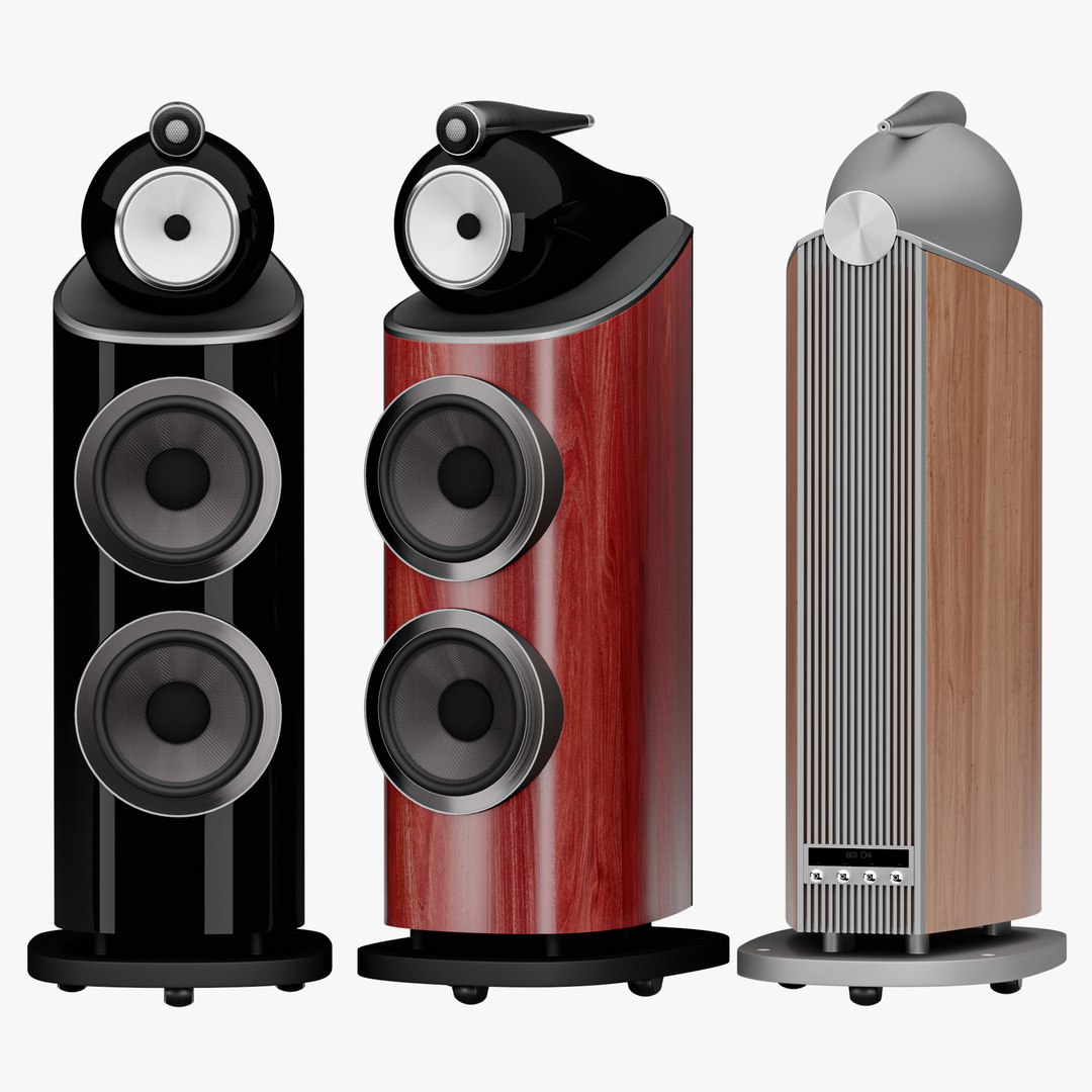 3d Cerwin Vega Floor Speaker Model