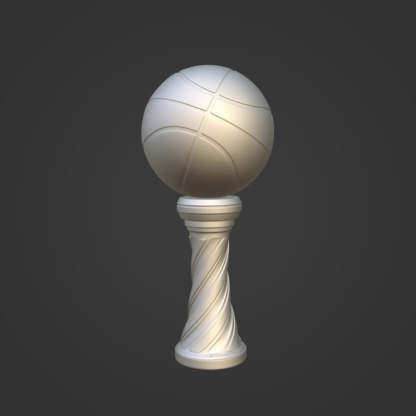 3D Basketball Trophy -- Original Design -- Ready for 3D Printing