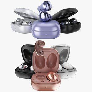 3D samsung galaxy buds live model