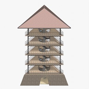 3D Tropical pavilion 26A81