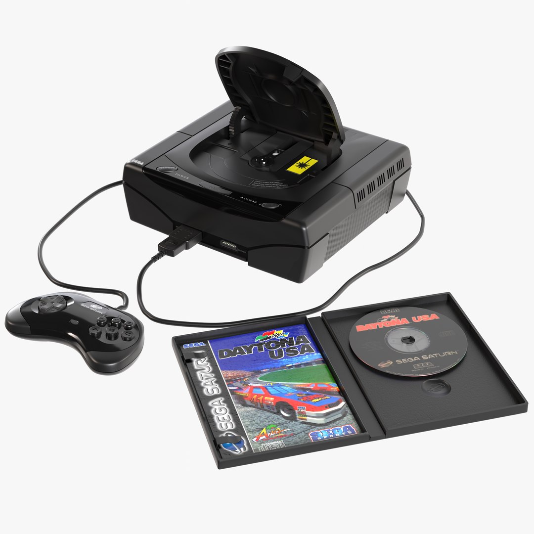 Sega Saturn Pal 3d Turbosquid 2148440 8017