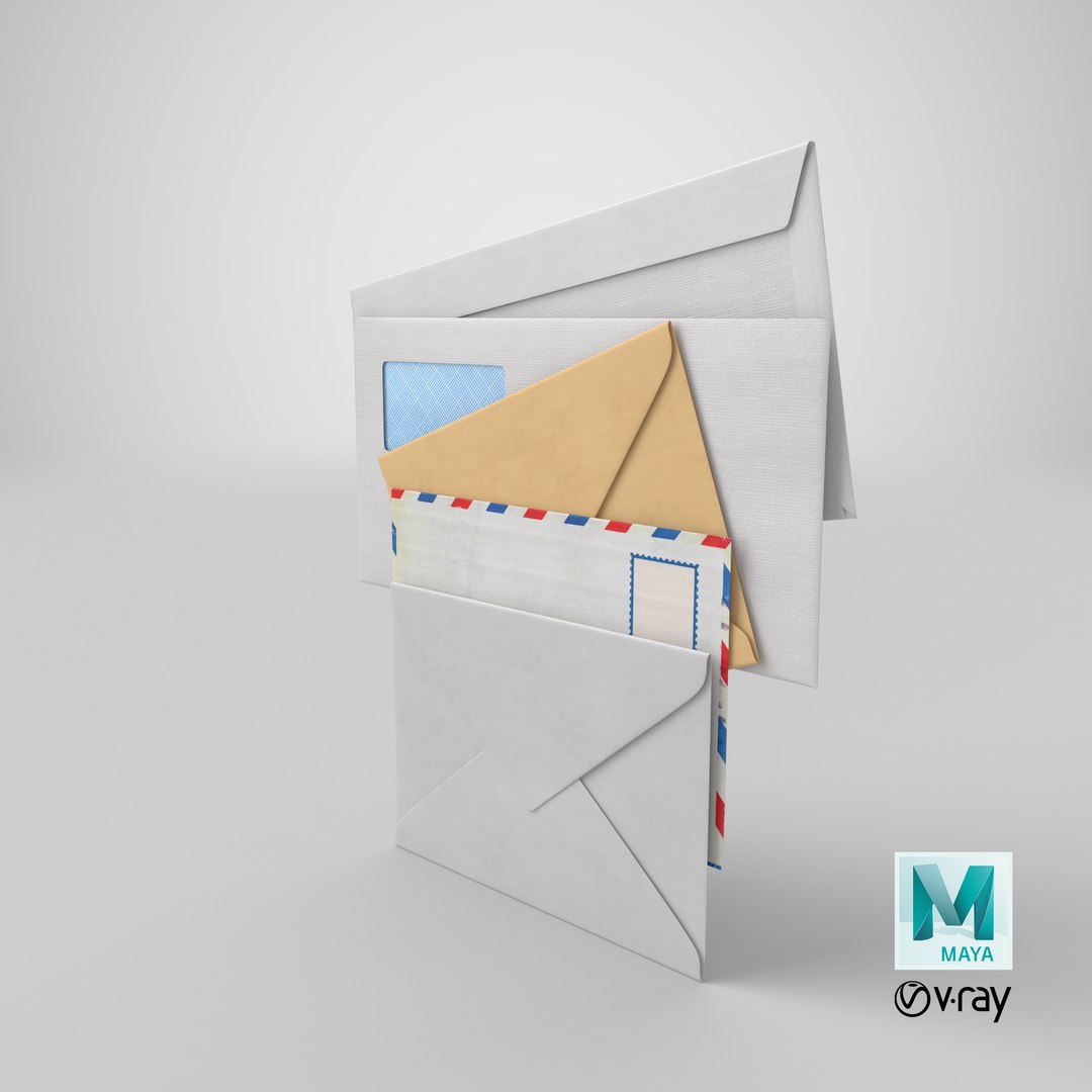 White Envelope 3D model https://p.turbosquid.com/ts-thumb/JI/iZEH0c/Ta/stemcell_maya_vray_render/png/1645516660/1920x1080/fit_q87/2f322dad9724cf6086ca9d8d2b72167b628a8c51/stemcell_maya_vray_render.jpg