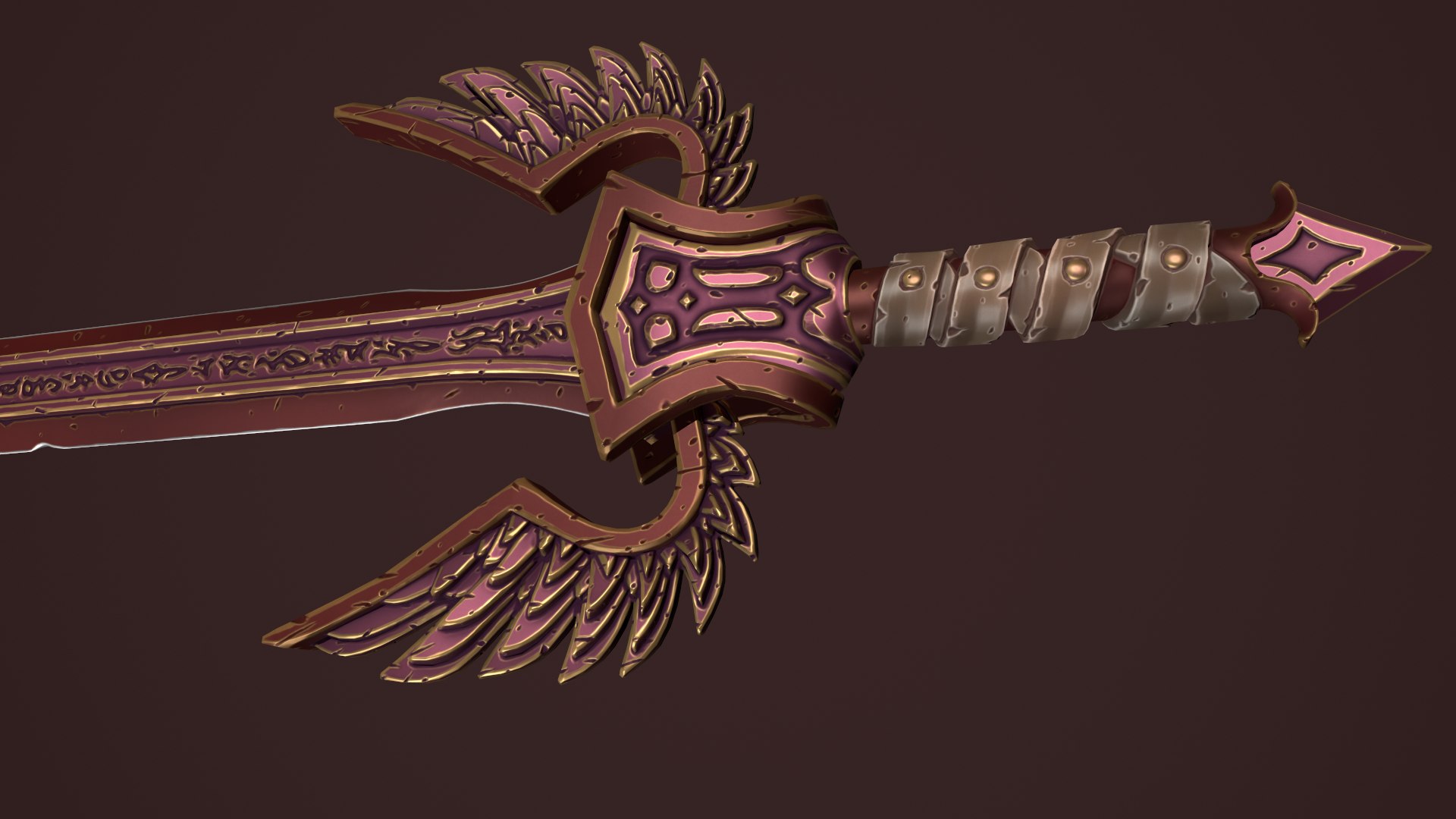 Rune sword 3D model - TurboSquid 1817435