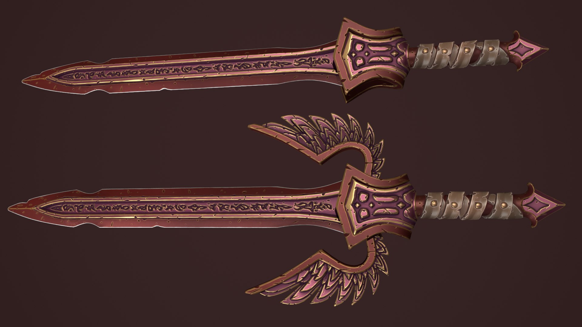 Rune sword 3D model - TurboSquid 1817435