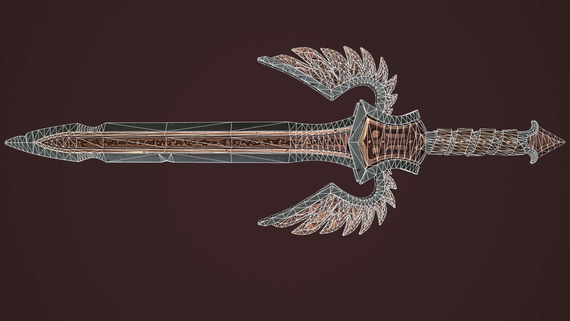 Rune sword 3D model - TurboSquid 1817435