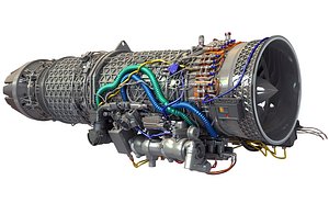 Eurojet EJ200 Military Turbofan Jet Engine