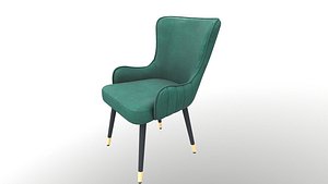 Chic dining chair 3D model
