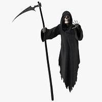 Grim Reaper Flying Pose