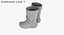Buty śniegowe w paski