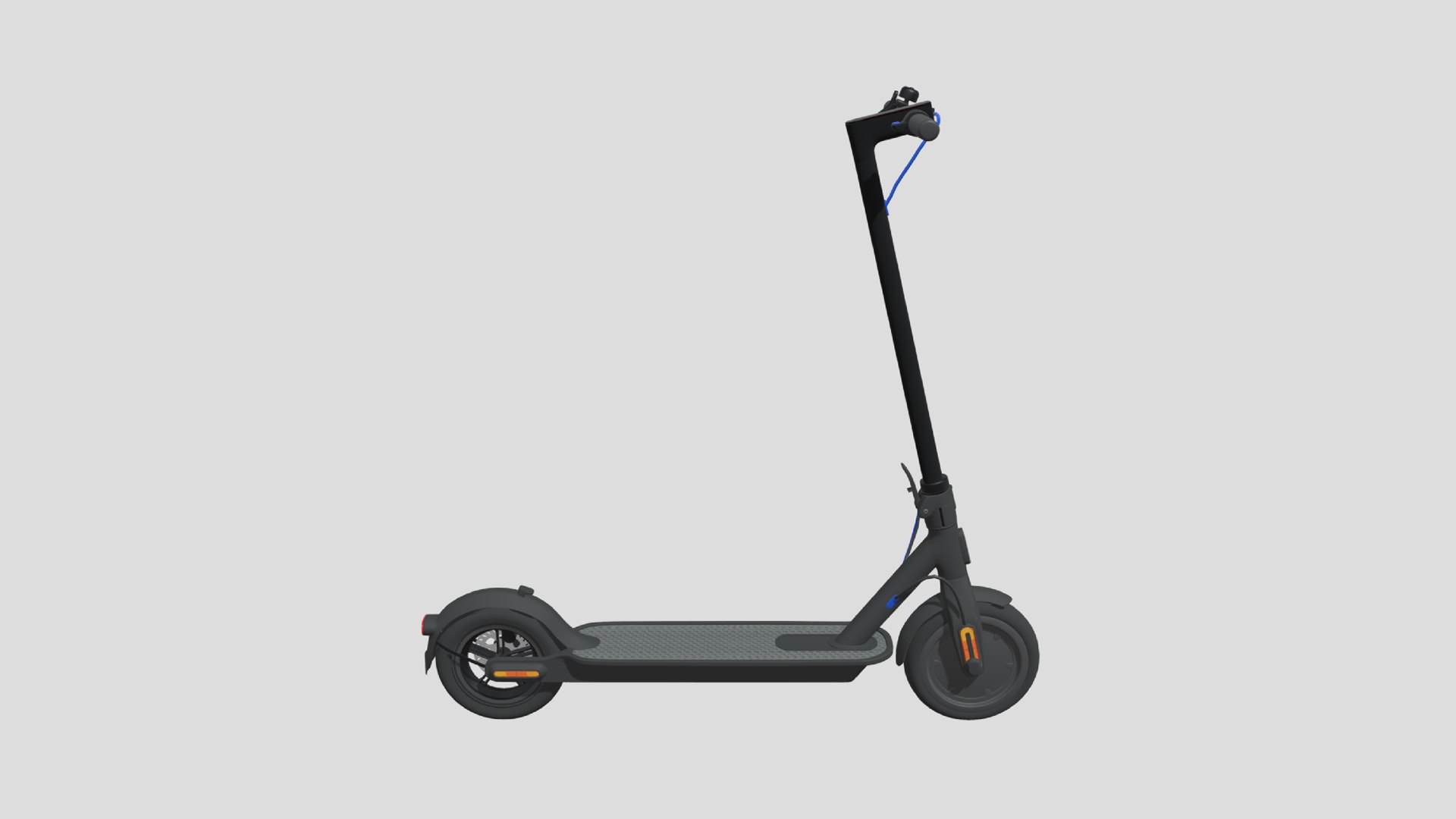 3D Black Electric Scooter 3D - TurboSquid 2087532