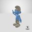 Smurf Pose 2 3D Model
