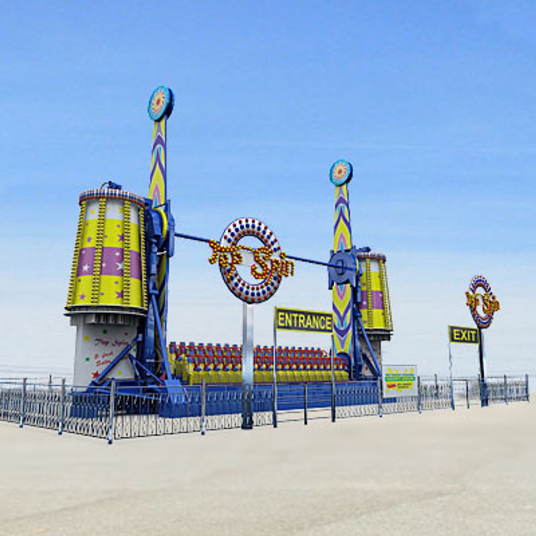 Spin Ride 3d Model