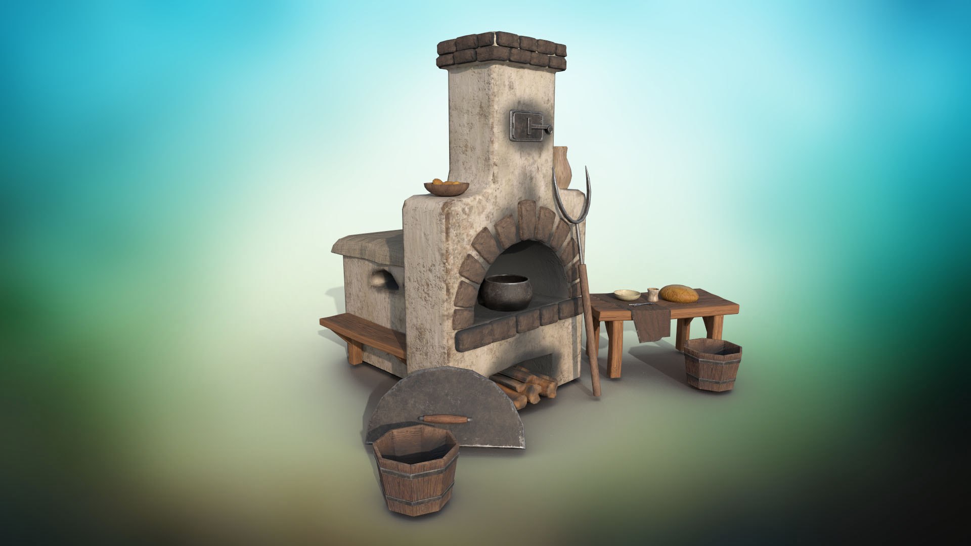 3D Stiltized baking oven PBR low-poly game ready 3D model model https://p.turbosquid.com/ts-thumb/JI/u2LAYb/7x/pezka_01/jpg/1671377221/1920x1080/fit_q87/14f88ac8db532a464c550c7815bad90986a515dd/pezka_01.jpg
