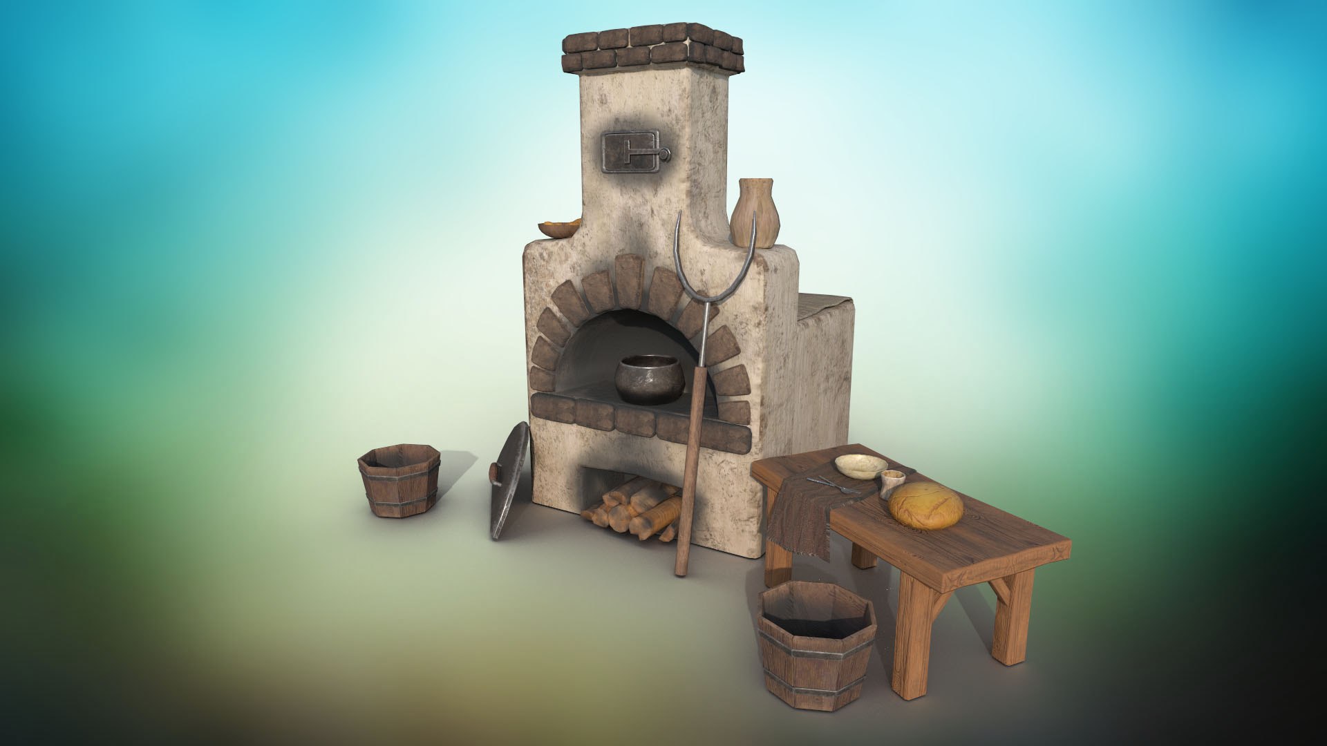 3D Stiltized baking oven PBR low-poly game ready 3D model model https://p.turbosquid.com/ts-thumb/JI/u2LAYb/xQ/pezka_02/jpg/1671377222/1920x1080/fit_q87/c852e24bcb1129d9f6d9bfe2fece7cf3c4fed14f/pezka_02.jpg