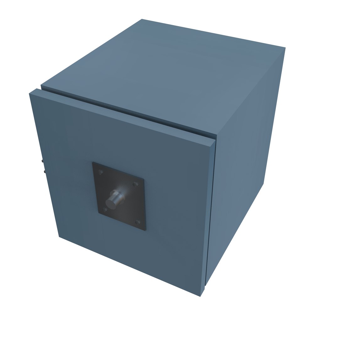 Locker 1 3D Model - TurboSquid 2140419