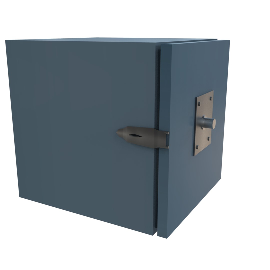 Locker 1 3D Model - TurboSquid 2140419