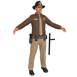 sheriff man gun model