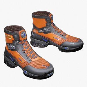 3D Sci-Fi Sneakers P02