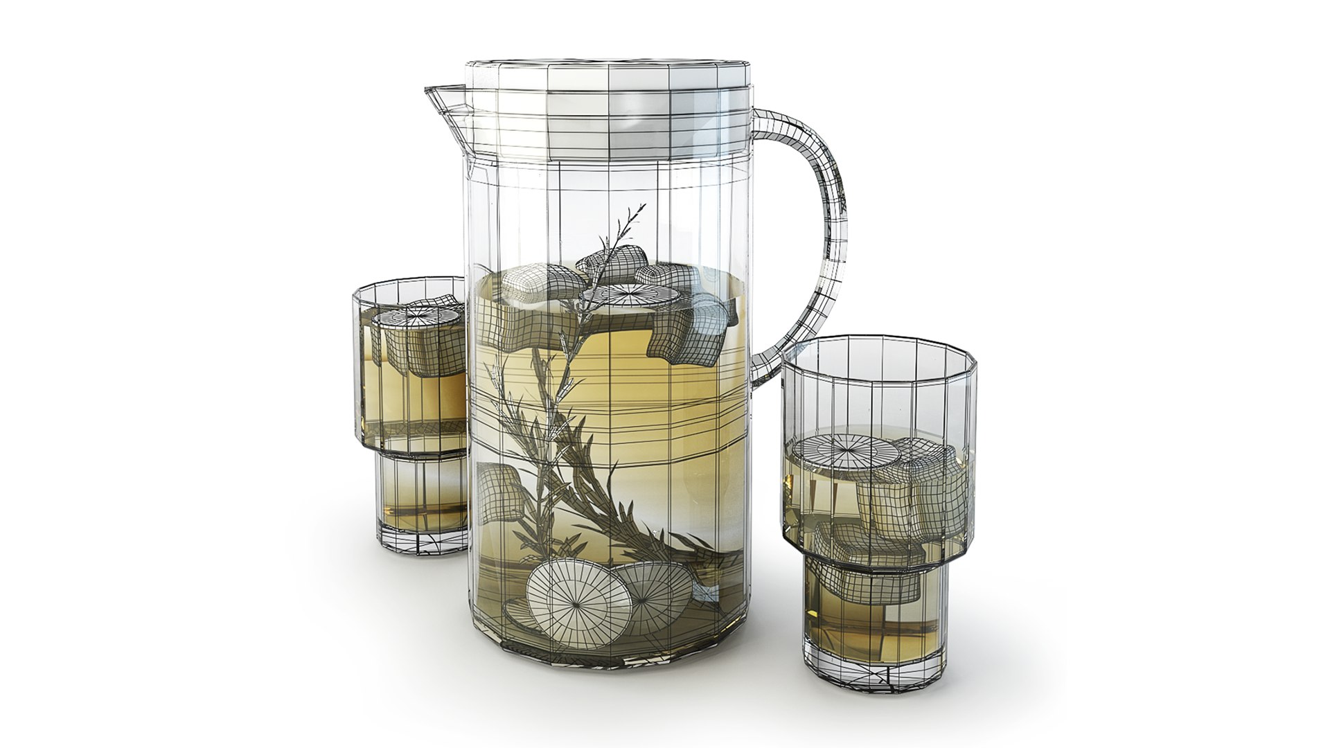 Iced Tea Cocktail Model - TurboSquid 1882457