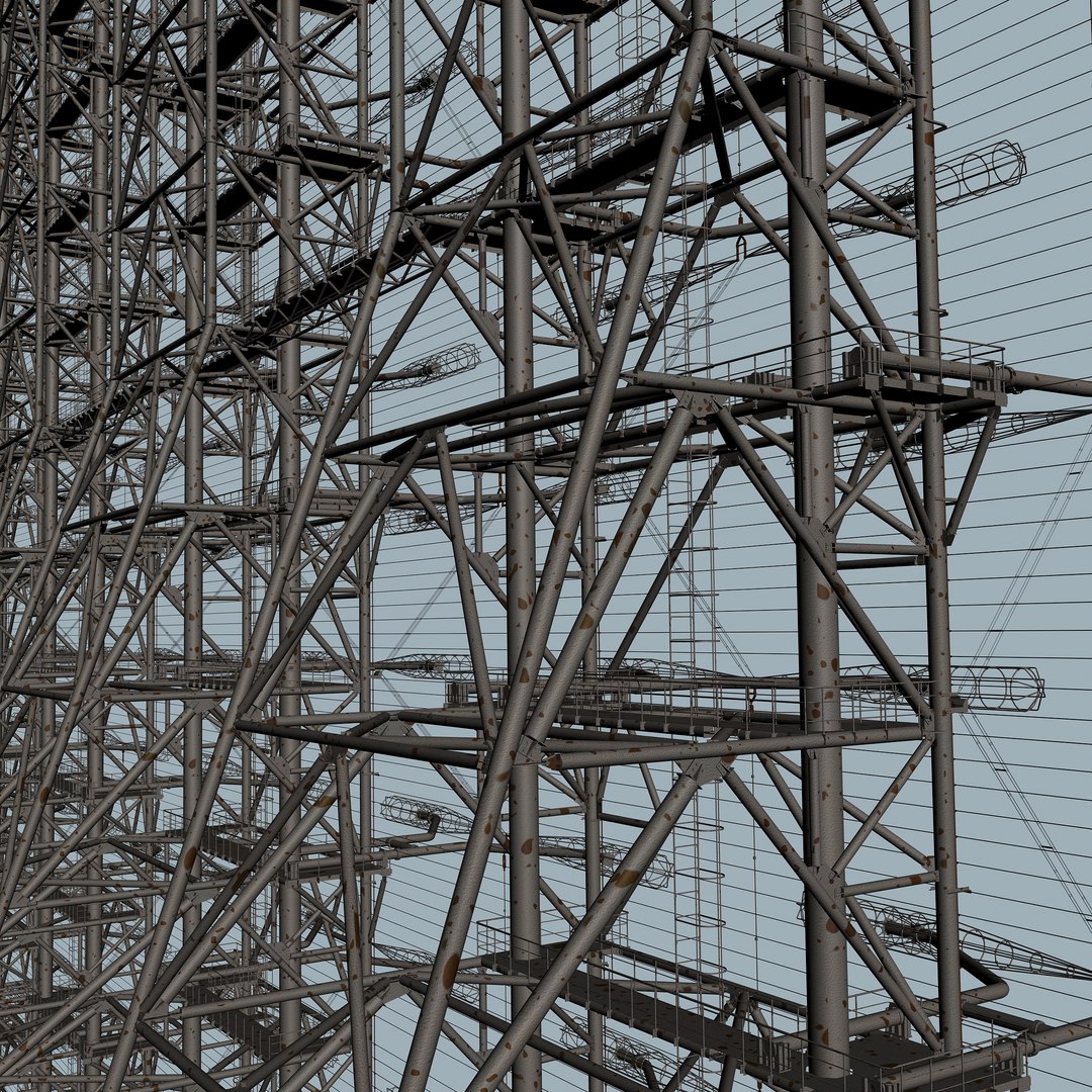 3ds Max Duga Soviet Over-the-horizon