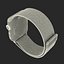 Apple Watch 38mm Milanese Loop 3D Model