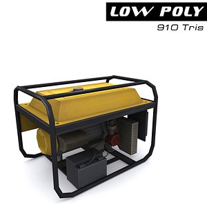 3d model electrical generator