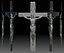 Crucifix STL model - 3D relief file for CNC router - Jesus crucifixion cross
