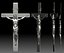 Crucifix STL model - 3D relief file for CNC router - Jesus crucifixion cross