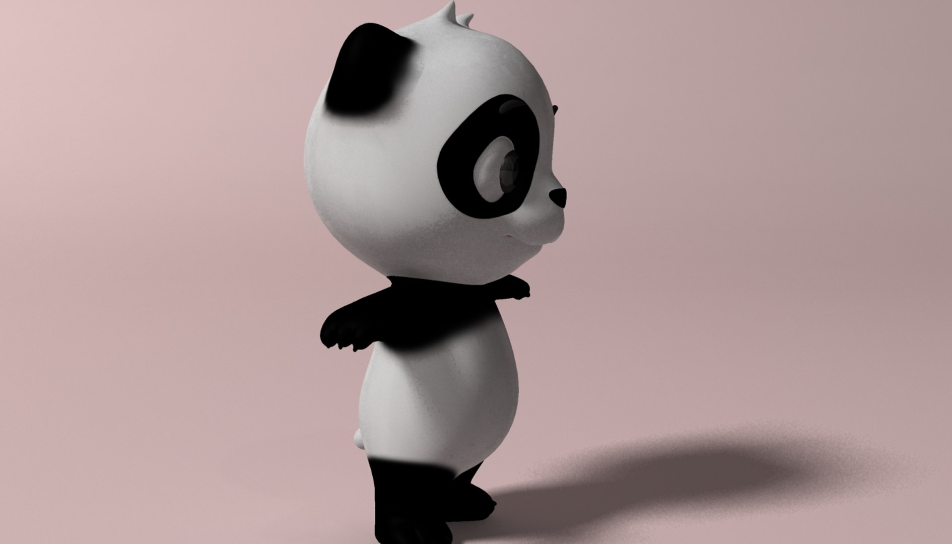 Cartoon Panda Rigged Anime 3D - TurboSquid 1275692