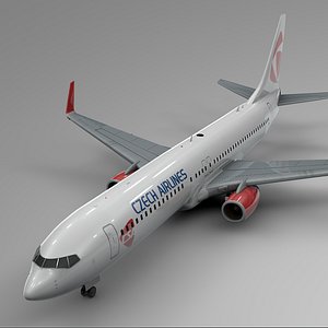czech arilines boeing 737-800 3D model