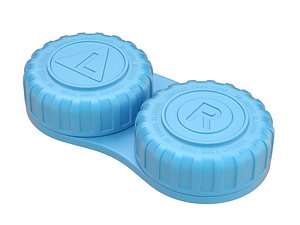 contact case lens 3D model