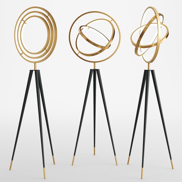 3D floor lamp model