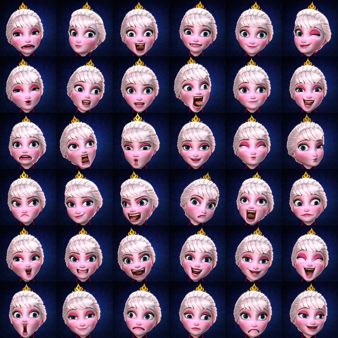3d Elsa Elsaa Model