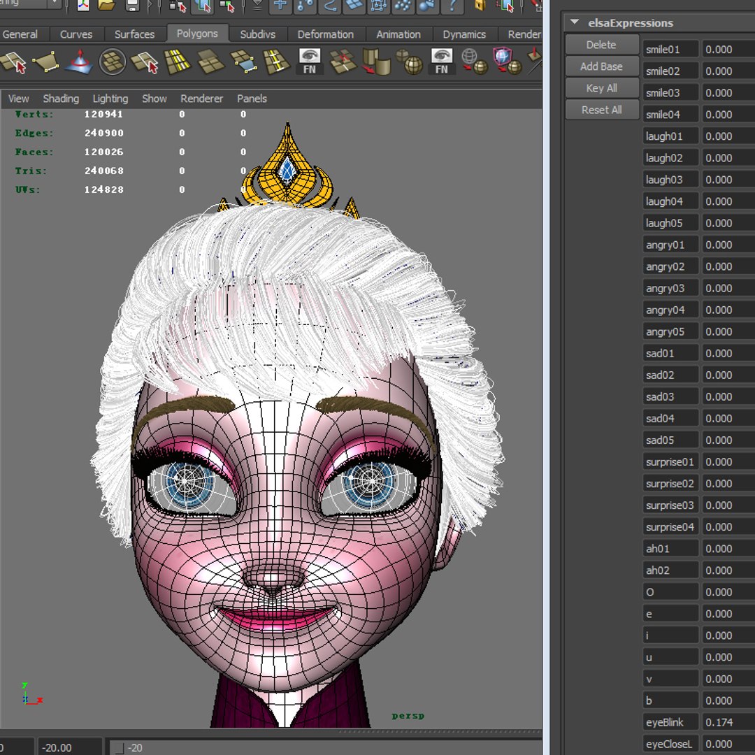 3d Elsa Elsaa Model