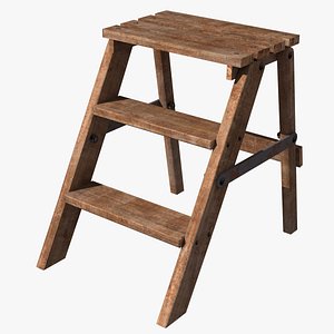 Wooden Step Ladder