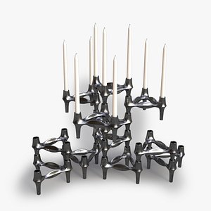 vintage bmf candle holders obj